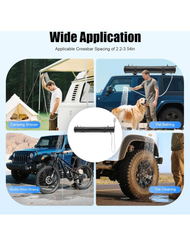 Tanque de Agua Presurizado SHZULUSE 30L Ducha Portátil Camping