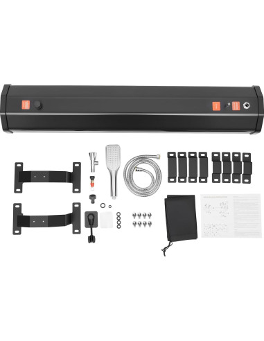 Tanque de Agua Presurizado SHZULUSE 30L Ducha Portátil Camping