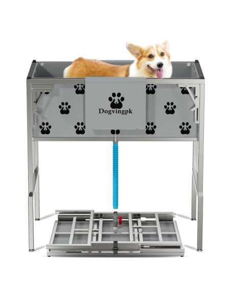 Bañera Elevada Plegable para Perros Dogvingpk 136 kg