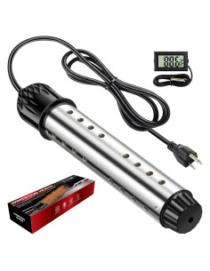 Calentador de Agua Inmersión FIVECUBS 2000W con Termómetro Digital