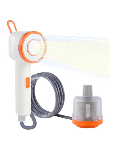 Ducha de Camping Portátil Brarvagur con Filtro y Luz LED