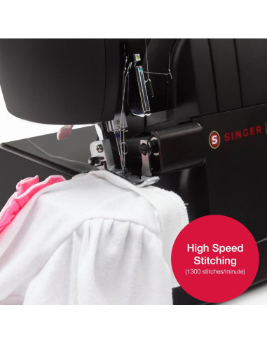 Máquina de Coser Overlock SINGER HD0500S 2/3/4 Hilos 1300 PPM