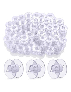 50 Bobinas de Plástico para Máquina de Coser Eoehro FR001
