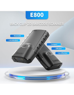 Escáner de Código de Barras Bluetooth NETUM E800 2D Inalámbrico 2