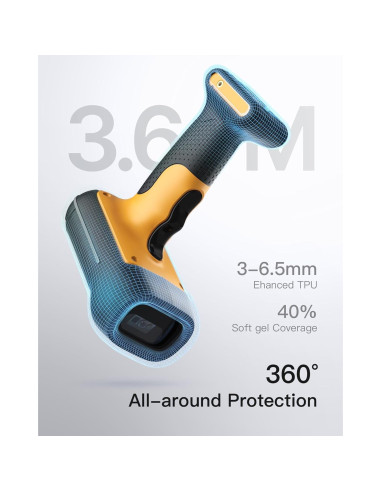 Escáner de Código de Barras Inateck BCST-75S Inalámbrico IP67