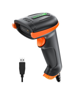 Escáner de Códigos de Barras 1D 2D Tera D5100Y USB Ergonómico