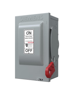 Interruptor de Seguridad Siemens HNF361 30A 3 Polo 600V No Fusible
