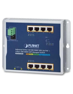 Interruptor Industrial Planet WGS-4215-8P2S 8 Puertos PoE
