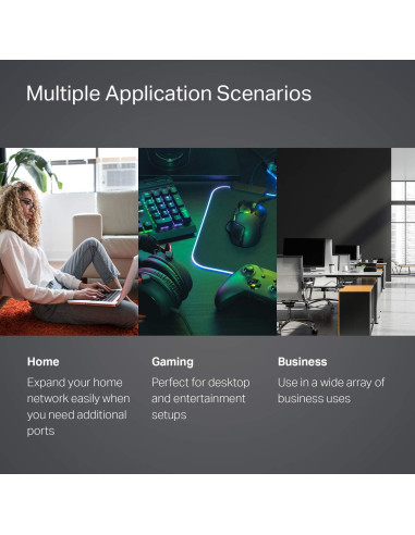 Switch Ethernet Gigabit TP-Link TL-SG108 de 8 Puertos Metal