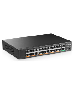 Interruptor PoE MokerLink 24 Puertos 400W No Gestionado