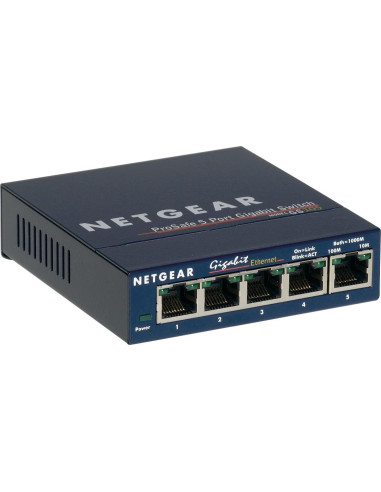 Switch Ethernet Gigabit 5 Puertos NETGEAR GS105 - No Gestionado