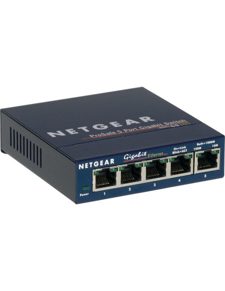 Switch Ethernet Gigabit 5 Puertos NETGEAR GS105 - No Gestionado