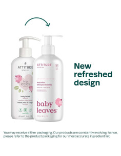 Loción Hidratante para Bebés ATTITUDE 473 ml Sin Fragancia 2
