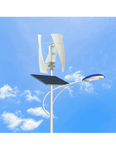 Generador Eólico Vertical 100W WATEBATH 12V con Controlador