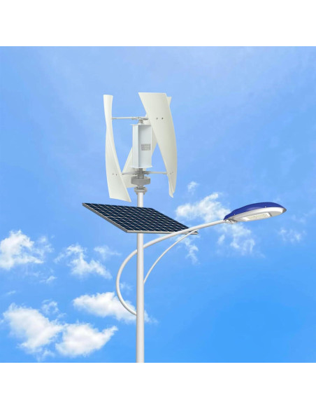 Generador Eólico Vertical 100W WATEBATH 12V con Controlador