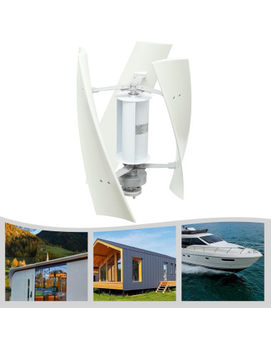 Generador de Turbina Eólica Vertical MOCHAG 100W 24V con Controlador