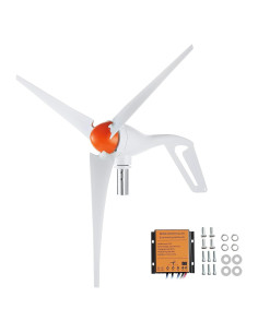 Generador Eólico VEVOR 500W 12V 3 Aspas Controlador MPPT
