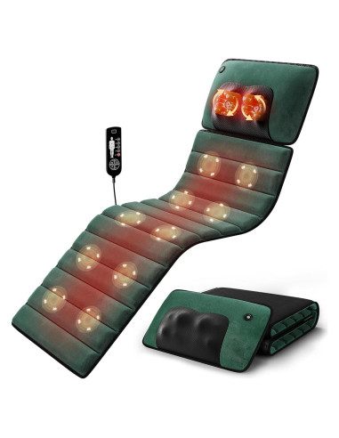Alfombrilla de Masaje Corporal Himouta con Calor y 10 Motores