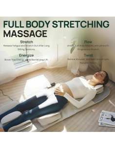 Colchoneta de Masaje HMMSYLVA CD-8607 con Calor y 4 Modos 2