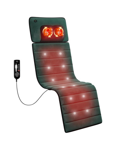 Alfombrilla de Masaje Corporal Himouta con Calor y 10 Motores