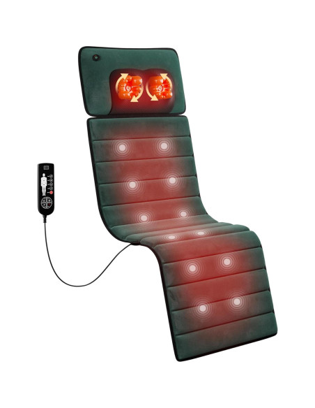 Alfombrilla de Masaje Corporal Himouta con Calor y 10 Motores