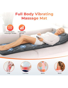 Almohadilla de Masaje Cupilo con Calor y Vibración 40x55 cm 2