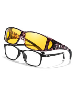 Gafas de Visión Nocturna LVIOE con Lentes Amarillos Polarizados