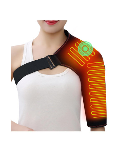 Faja Calentada para Hombro Woolala con Masajeador Eléctrico