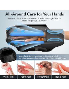 Masajeador de Manos Ehightop RV3003B con Calor y Compresión 2