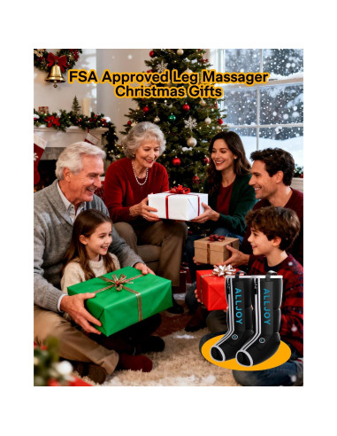 Masajeador de Piernas ALLJOY con Calor y Compresión 4 Modos