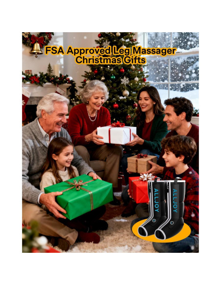 Masajeador de Piernas ALLJOY con Calor y Compresión 4 Modos