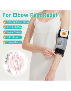 Masajeador de Codo Inalámbrico AOBOCO con Calor y Vibración 2