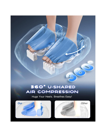 Masajista de Pies KINGJOY Shiatsu con Calor para Alivio