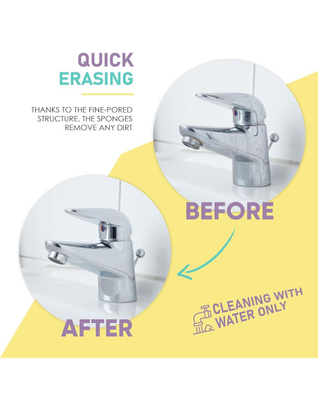 Esponja Borradora Mágica BROX - 50 Unidades - Multi Superficie