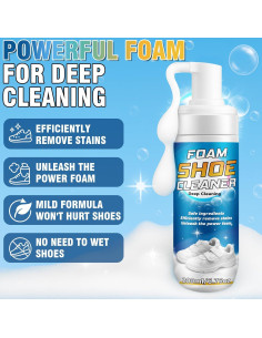 Limpiador de Zapatos Vereclue 200ml - Kit Completo 4 en 1 2