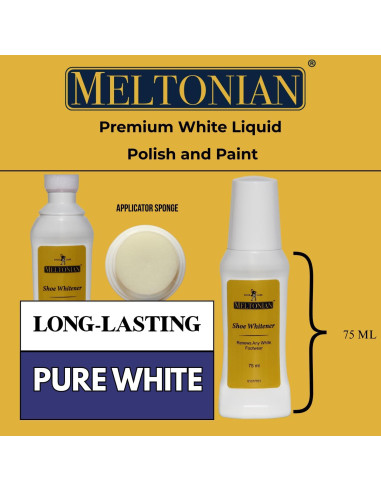 Blanqueador de Zapatos Meltonian 75ml - Pulido y Pintura Blanca