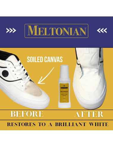 Blanqueador de Zapatos Meltonian 75ml - Pulido y Pintura Blanca