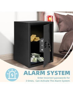 Caja Fuerte Locksworth 2.0 Pies Cúbicos con Teclado Digital 2