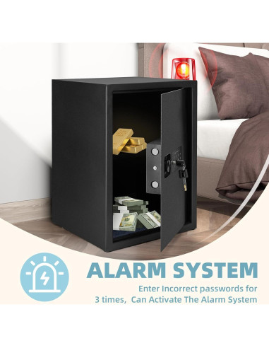 Caja Fuerte Locksworth 2.0 Pies Cúbicos con Teclado Digital