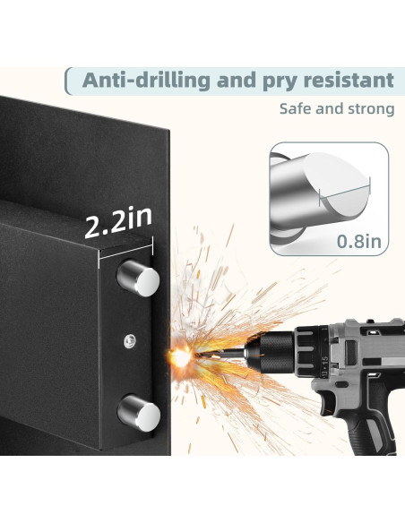 Caja Fuerte Locksworth 2.0 Pies Cúbicos con Teclado Digital
