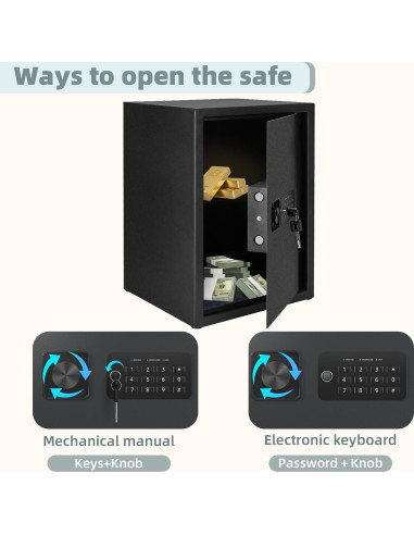 Caja Fuerte Locksworth 2.0 Pies Cúbicos con Teclado Digital