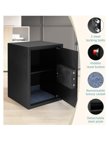 Caja Fuerte Locksworth 2.0 Pies Cúbicos con Teclado Digital