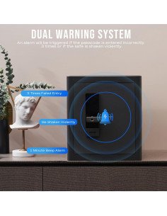 Caja Fuerte Biométrica RPNB 1.6 pies con Pantalla Táctil 2