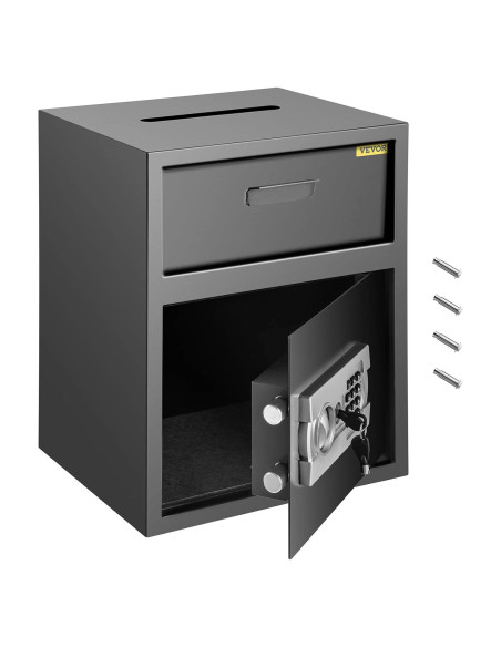 Caja Fuerte Digital de Depósito VEVOR 1.7 Pies Acero