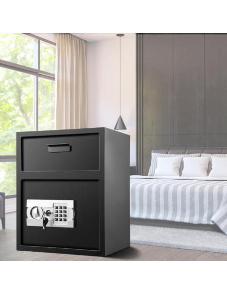 Caja Fuerte Digital de Depósito VEVOR 1.7 Pies Acero