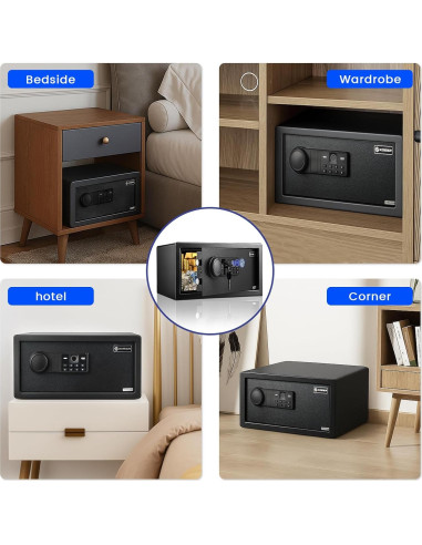 Caja Fuerte Biométrica XDeer 1.09 m Ignífuga y a Prueba de Agua