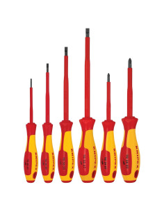 Juego de Destornilladores Aislados Knipex 6 Piezas 1000V