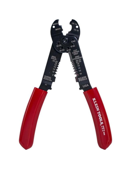 Herramienta Multiuso Klein Tools 1000 - Desforrador, Crimpador y Cortador