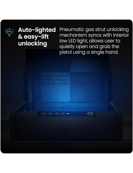 Cofre Inteligente Lockly - Biométrico con Huella Dactilar y App