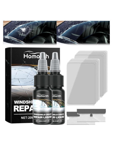Kit de Reparación de Grietas en Parabrisas Yicengy 2PCS